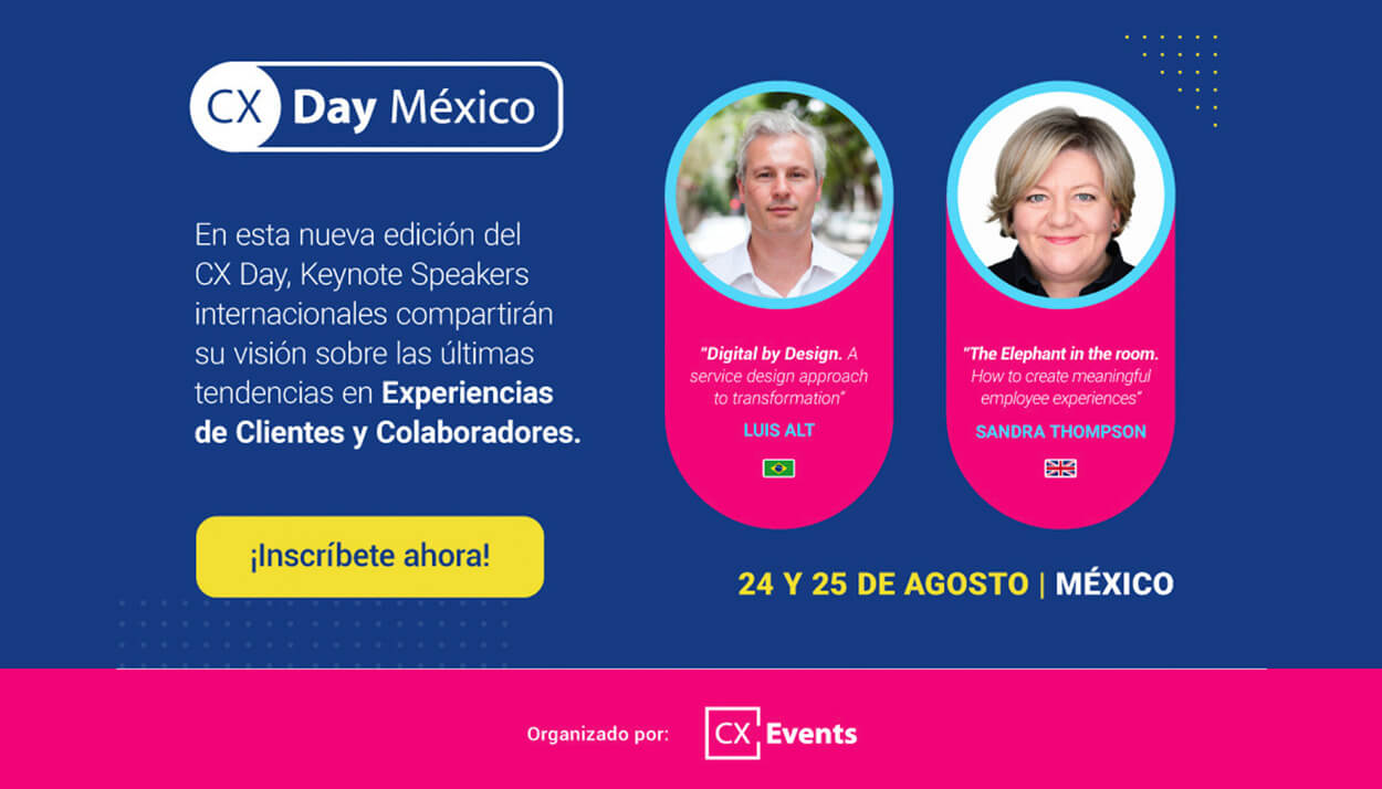El CX Day México 2022 se celebrará los días 24 y 25 de agosto