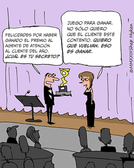 Jugar para ganar en Servicio al Cliente