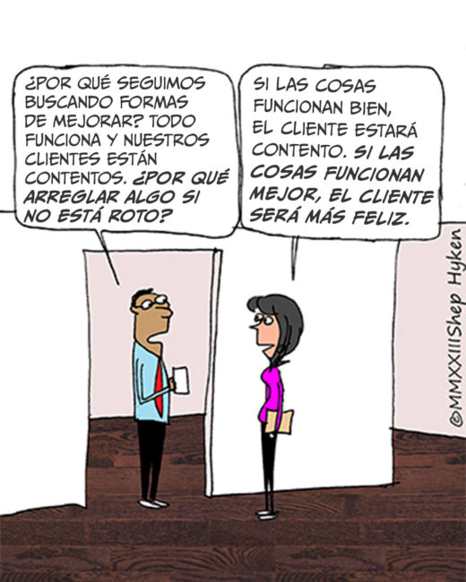 Shep Hyken: Busca siempre la mejora