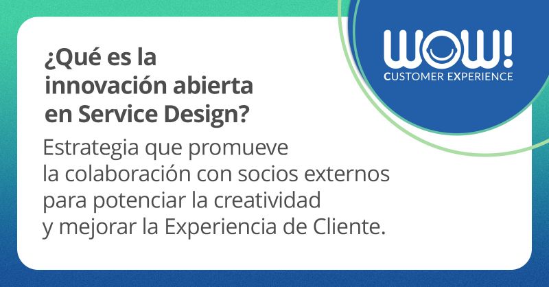 ¿Qué es la innovación abierta en Service Design?
