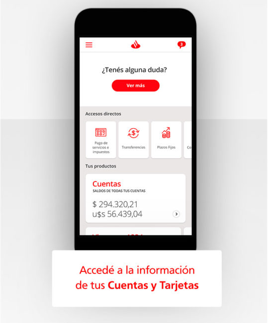 Ejemplo UX app Santander